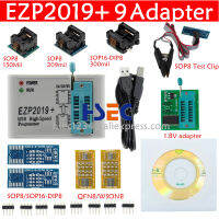 XRiicha EZP2019ความเร็วสูง USB SPI โปรแกรมเมอร์9อะแดปเตอร์ SOP8คลิปทดสอบ Sop816 1.8V อะแดปเตอร์ซ็อกเก็ตแฟลช Bois 24 25 EEPROM