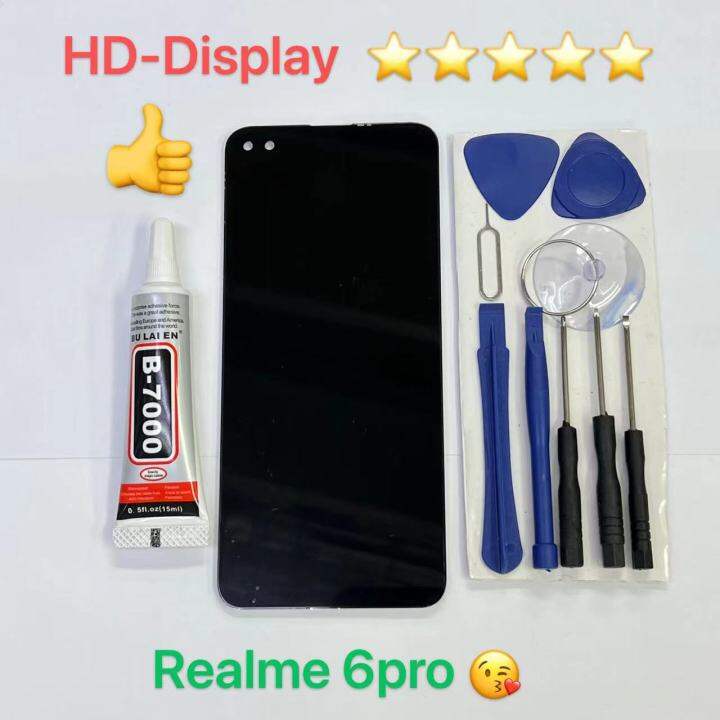 ชุดหน้าจอ-oppo-realme-6pro-แถมกาวพร้อมชุดไขควง