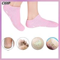 CXXP 1pair(2pcs) หลากสี ซ่อมแซมป้องกันผิว ขัดผิวแห้งแตก นำกลับมาใช้ใหม่ได้ เล็บเท้าส้นแข็ง ถุงเท้าเจลให้ความชุ่มชื้น ถุงเท้าผิวนุ่ม สปาดูแลเท้า