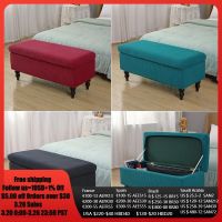 ∏✤☼ Polar Fleece Storage Ottoman Cover Rectangular Foldable Footstool Covers Bench Stool Furniture Protector Sofa Footrest Slipcover