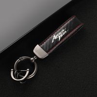 Leather Motorcycles keychain horseshoe buckle jewelry key chain for Honda Africa Twin CRF1100/L CRF 1000/L Accessories WITH LOGO