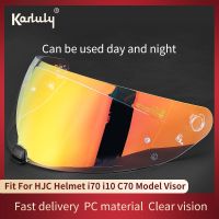 Windshield Motorcycle Accessories Parts Helmet Visor Lens For HJC I70 C70 Casco Moto Waterproof Anti-UV