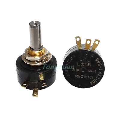 ❅❈ 1pc WDD22P1 1k 2k 5k 10k Conductive Pastic Potentiometer WDD22 360 Degree Rotation Replace FCP22E 3Pins 6MM Round Shaft