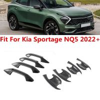 8Pcs Handle Bowl Trim Sticker Door Handle Cover for Kia Sportage NQ5 2021-2023 with Smart Key Hole LHD