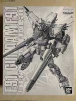 Bandai Kit GUNDAM MG PB 1/100 F91 Ver.2.0 [ไทเทเนียมชุบรุ่น] อะนิเมะ Action Figure หุ่นยนต์ประกอบของเล่นของขวัญเด็ก