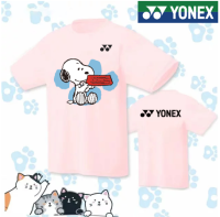 Yonex เสื้อสเวตเตอร์ระบายอากาศและดูดซับเหงื่อ,เสื้อยืดเล่นปิงปองใหม่สำหรับทั้งหญิงและชายการฝึกบาสเกตบอลวิ่งกลางแจ้งฤดูร้อน2023