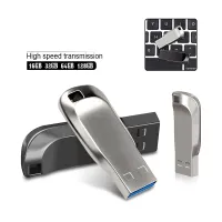 3pcs free laser marking U Disk 64GB 128GB USB 2.0 Interface Mobile Phone Computer Mutual Transmission Portable USB Memory