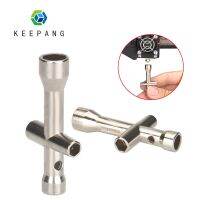 ♛ KeePang E3D V6 Nozzle Mini Spanner M2 M2.5 M3 M4 Screw Nut Hexagonal Cross Wrench Sleeve socket Maintenance Model Car Wheel Tool