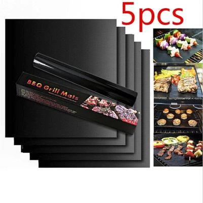40 x 33cm BBQ Grill Mat Barbecue Plate Outdoor Reusable Baking Non Stick Pad Cooking Plate Party PTFE Grill Mat Accessories 50