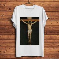 Skam Iska Even Same Paragraph Jesus Crucifixion Tshirt Men White Homme T Shirt