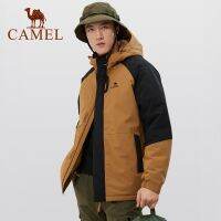 Cameljeans ผู้ชายฤดูหนาวคมชัดสีแจ็คเก็ตเดินทางกลางแจ้ง Windproof เสื้อหนาวกันน้ำ