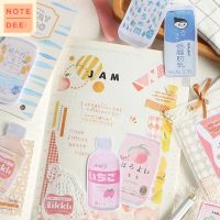 พร้อมส่งในไทย ? A Little Thirsty ? กระดาษโน๊ตกาว สไตล์เกาหลี น่ารัก กระดาษโน๊ต มีกาว Sticky Note