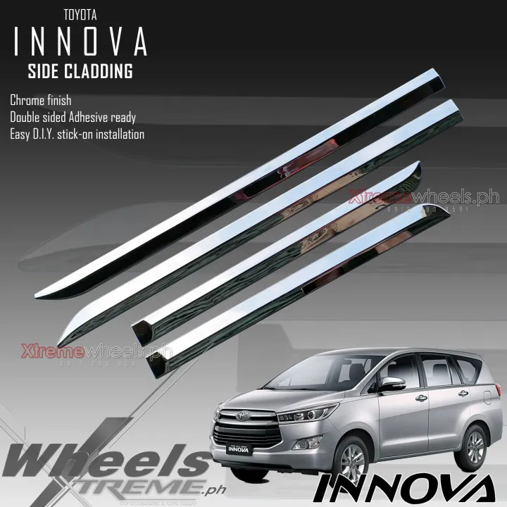 Innova 20162023 Side moulding / side cladding / Door Protector