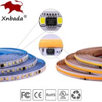 WS2811 2835SMD/COB DIM LED Strip Light Addressable IC DC24V 50W High Density Flexible FOB COB Led Lights RA90 3000K 4000K 6000K LED Strip Lighting