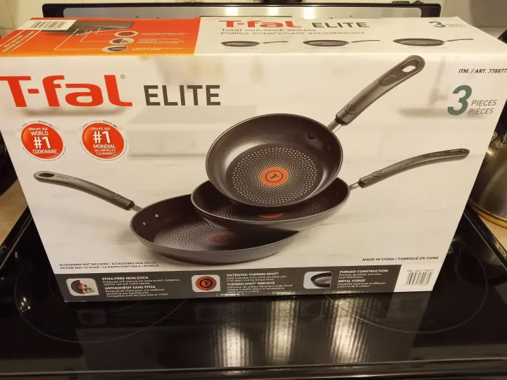 Tfal ELITE Total NonStick Skillets 3 pcs Lazada PH