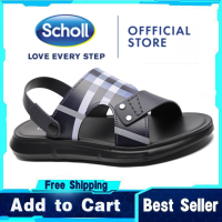 รองเท้า Scholl รองเท้าบุรุษ Scholl สำหรับผู้ชายรองเท้าแตะ Scholl Scholl Kasut สไลด์ Scholl ชาย Scholl ชายรองเท้าแตะฟิบฟอบผู้ชายรองเท้าแตะ Scholl ผู้ชายรองเท้าแตะหนัง