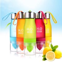 650ml H2O Lemon Juice Water Bottle Fruit Infuser Drinkware Sport Shaker Cute Water Drinking Bottles BPA Free Tomato Waterbottle