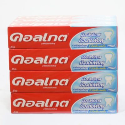 คอลเกต ยาสีฟัน Colgate ริ้วใสเย็นสดชื่น ขนาด 35 กรัม (แพ็ค 12)
