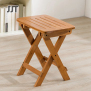 JJT ghế gỗ ghế gỗ thấp ghế tre ghế gỗ có thể gập lại ghế dã ngoại ghế nhỏ