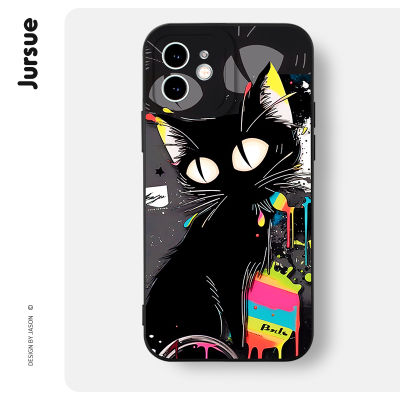 Soft Silicone Cute Funny Aesthetic Shockproof Phone Case Compatible for iPhone Case 14 13 12 11 Pro Max SE 2020 X XR XS 8 7 ip 6S 6 Plus Casing XYH1888