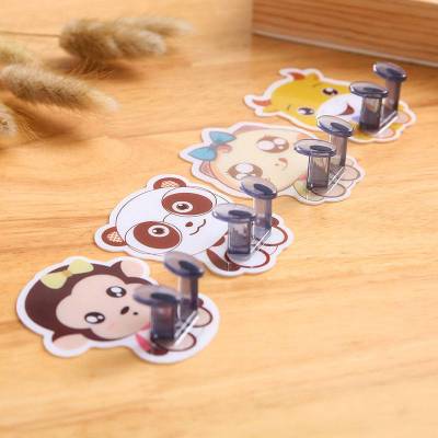 🐱🐼🐵 ตะขอแขวนของรูปสัตว์น่ารัก ตะขอแขวนของลายสัตว์ ตะขอแขวนอเนกประสงค์ 🐱🐼🐵