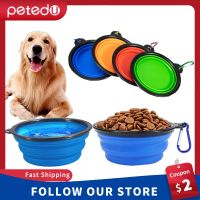 1000ML Pet Bowl Folding Silicone Travel Dog Bowls Walking Portable Water Bowl For all Dogs Cat Bowls Pet Eating Dishes для собак