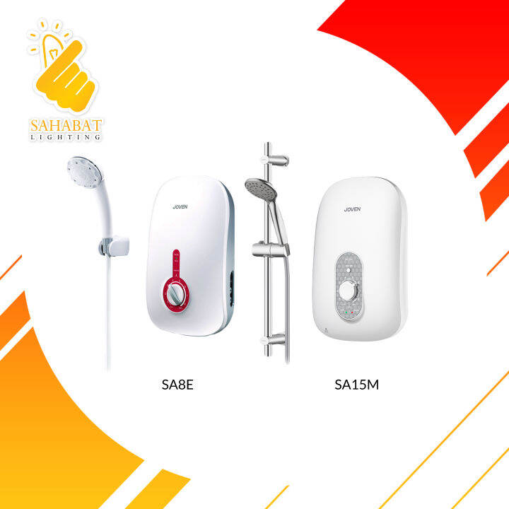 JOVEN INSTANT WATER HEATER (NONPUMP) SA8E SA15M Heater Shower Lazada