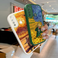 เคสโทรศัพท์มือถือลายดอกไม้สำหรับ Realme 5 5i 5S 6i 6 6S 7 4G Global 8 Narzo 20 Pro เคสป้องกันเลนส์ครอบคลุมหนัง PU + ซิลิโคนนิ่มกันแดดป้องกันปลอก