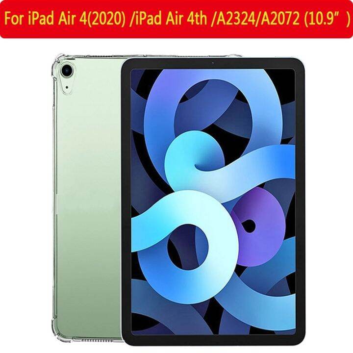 a-lovable-สำหรับ-ipad-air-4-2020-10-9-quot-a2324-a2072แท็บเล็ตกรณี-tpu-ซิลิโคนโปร่งใสถุงลมนิรภัย-anti-fall-สำหรับ-ipad-air4-10-9-quot