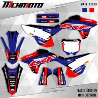 ✎◇ MCHMFG For HONDA 21-23 CRF450R 22-24 CRF250R Full Graphics Decals Stickers Motorcycle Background Custom