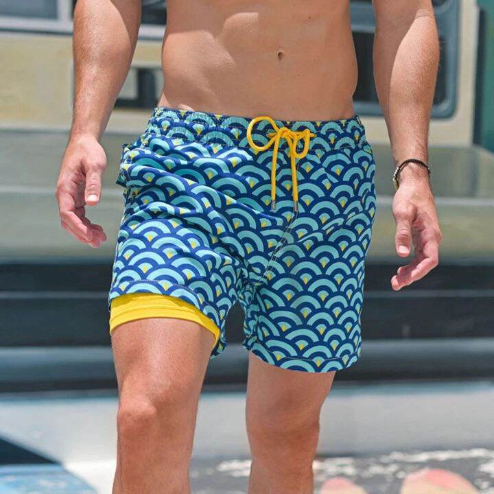 Swim trunks with hot sale built in compression liner