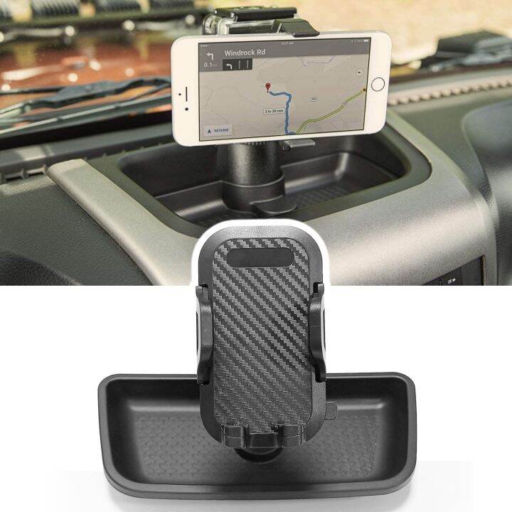 Car Dashboard Phone Mount Organizer Tray For Jeep Wrangler JK 20112017