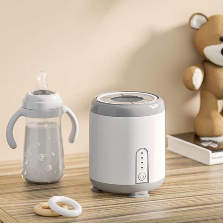 1-set-53-75mm-electric-baby-milk-shaker-milk-bottle-milk-mixer-1200mah-full-automatic-three-gear-adjustable-rechargeable-green