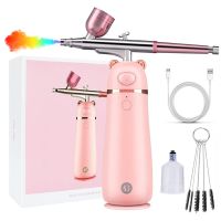 New Airbrush With Compressor Kit Cordless Multi-purpose Airbrush Makeup For Deep Moisturizing Facial Spa Moisture Oxygen Sprayer