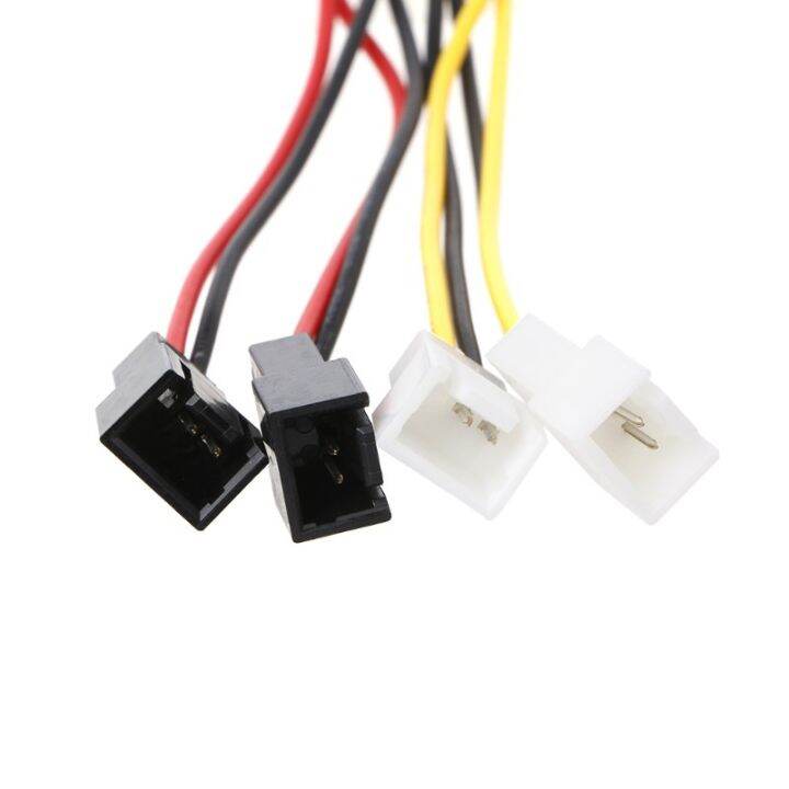 ide-molex-to-4x-3-pin-tx3-case-cooling-fan-power-adapter-converter-cable