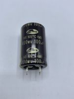 CONDENSER CAPACITOR ตัวเก็บประจุ อิเล็กโตรไลต์ 100uf/400V (1ตัว)