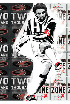 โปสเตอร์ Del Piero เดล ปีเอโร่ Poster ฟุตบอล วินเทจ Wall Decor ของแต่งบ้าน ของแต่งห้อง โปสเตอร์ติดผนัง โปสเตอร์ติดห้อง 77poster