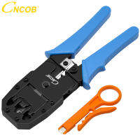 CNCOB เคเบิ้ล Crimper, 3ในเครื่องมือการจีบแบบแยกส่วนสำหรับ Crts,แถบและ Crimps 8P8CRJ-45,6P6CRJ12, 6P4C,4P4C4P2C