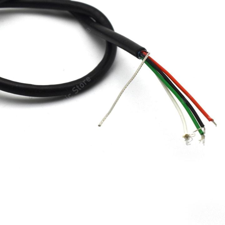 1pcs-four-core-with-shield-cable-for-electric-guitar-pickup-making-humbucker-with-coil-spliting-cable-300-350mm