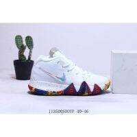 New Arrival 【Original】 ΝΙΚΕ Zomˉ Kyriˉ 4 Men Outdoor Sports Basketball Shoes White Red