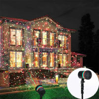 Moving Full Sky Star Laser Projector Landscape Lighting Red&amp;Green Christmas Party LED Stage Light Outdoor Garden Lawn Laser Lamp