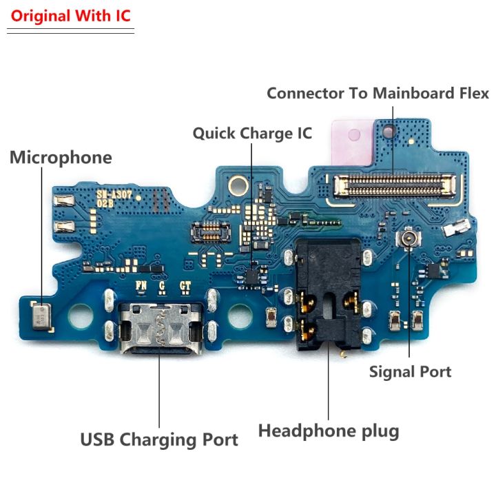 original-usb-power-charging-board-flex-connector-parts-สําหรับ-samsung-a01-a11-a21s-a31-a41-a51-a71-a81-a22-a32-charging-board-flex