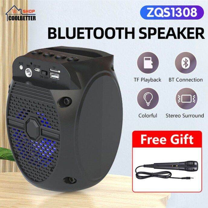 【COD/Local Stock】Portable Bluetooth Speaker Subwoofer Wireless Speaker ...