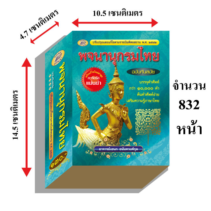 พจนานุกรมไทย-ครบจบในเล่มเดียว-ฉบับทันสมัย130บ-5004