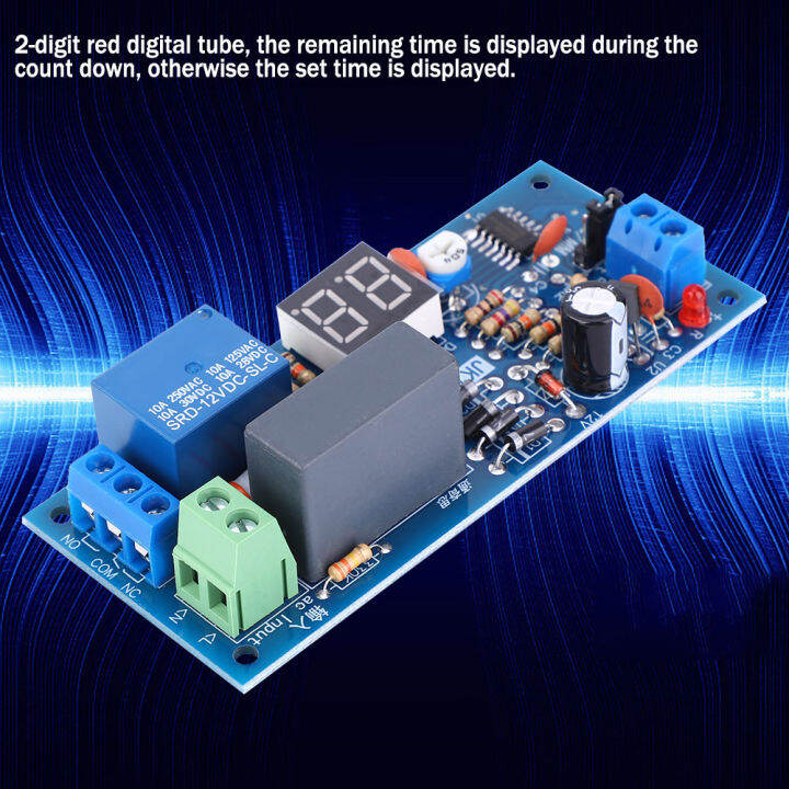 Delay Timing Relay 220V AC Long Service Life Timer Relay Module for