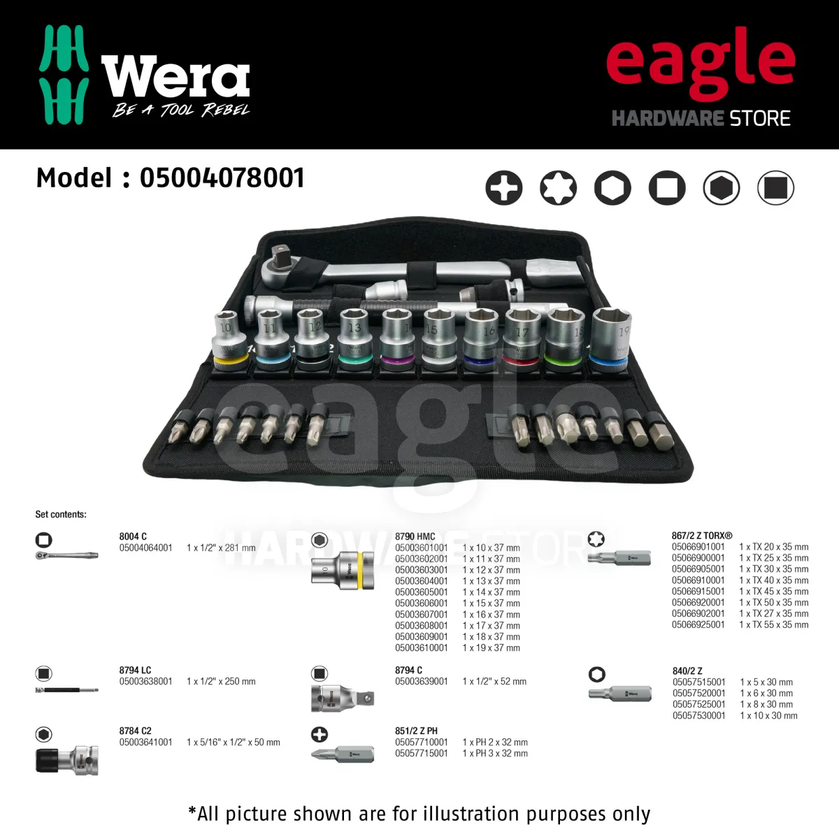 25％OFF Ｗｅｒａ ８４０ ２Ｚ ビット ６Ｘ３０ paulocuenca.com.br