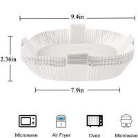 20CM Silicone Air 50 Special Oil Food Silicone Paper Air Fryer Paper Tray Square Cooking Paper Baked Goods Grade Paper