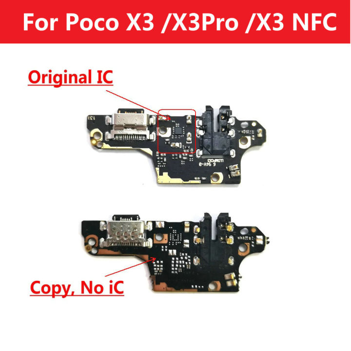 Usb Charger Dock Connector Charging Port Board Microphone Flex Cable For Xiaomi Poco X3 Nfc 4355