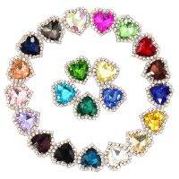 hotx【DT】 5pcs/lot 8/10/1214/16/18mm Glass Clasps Sew on Rhinestones Clothing Jewelry Making Accessories