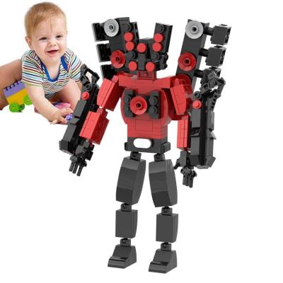 Speakman Cameraman Titan Speakerman DIY Toys Creative Series Titan Monitor Man Bricks TV Man Cartoon Doll Model Toilet Figure impart